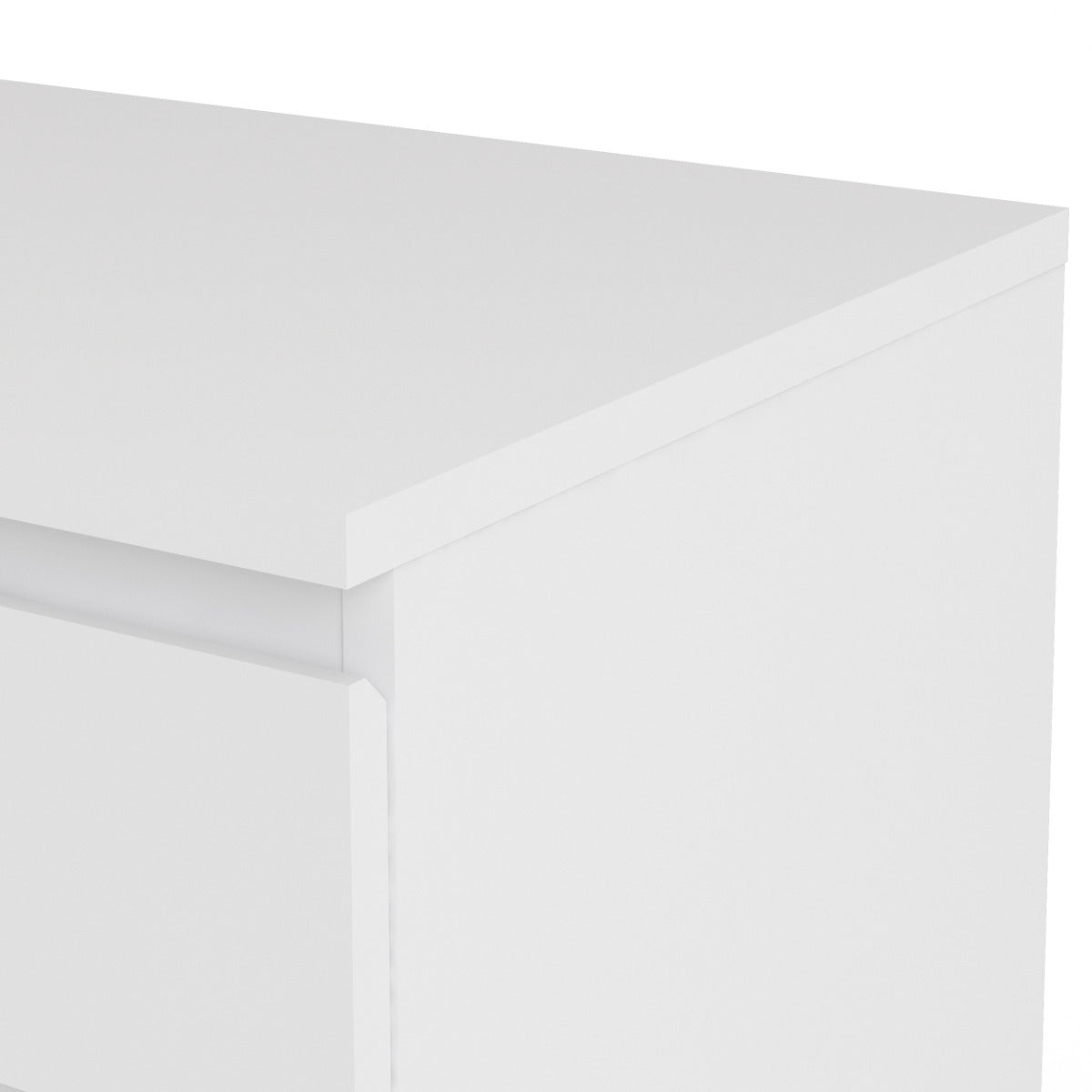Nova 5 Drawer Wide Chest - White