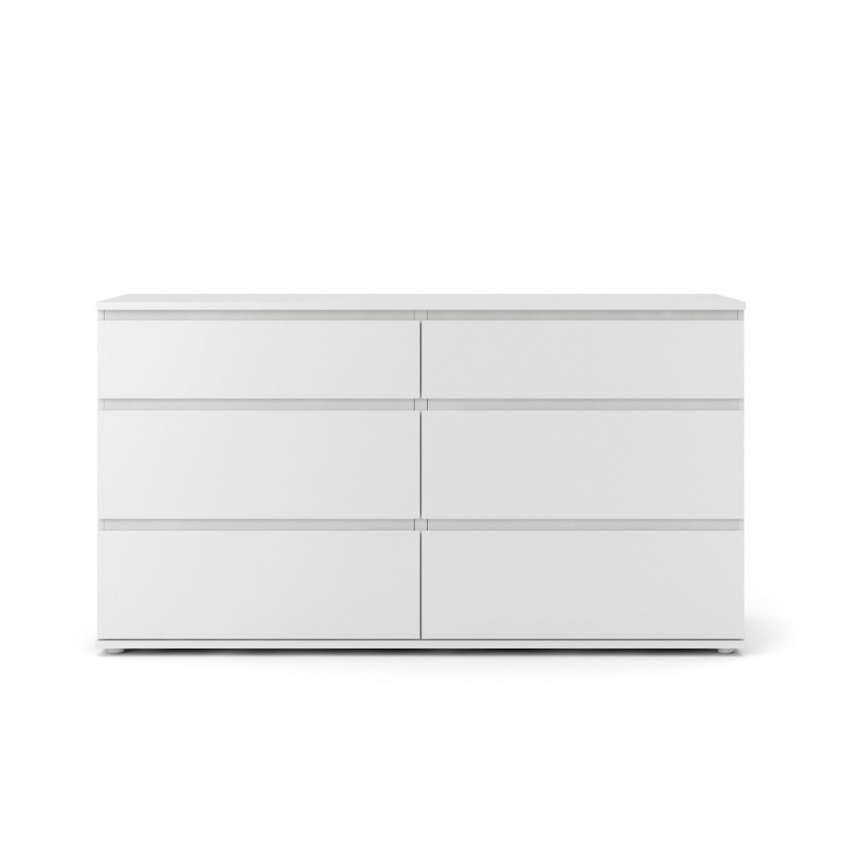 Nova 6 Drawer Chest - White