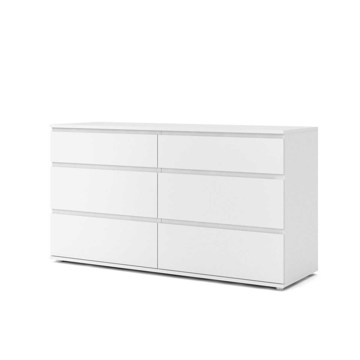 Nova 6 Drawer Chest - White