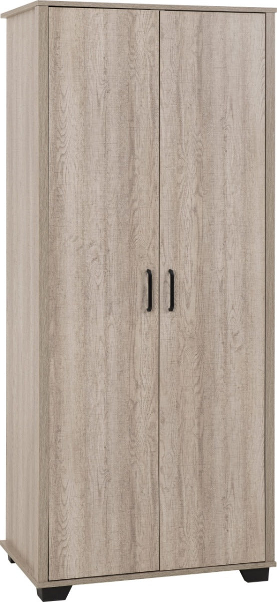 Oliver 2 Door Wardrobe Light Oak Effect **EXPRESS DELIVERY**