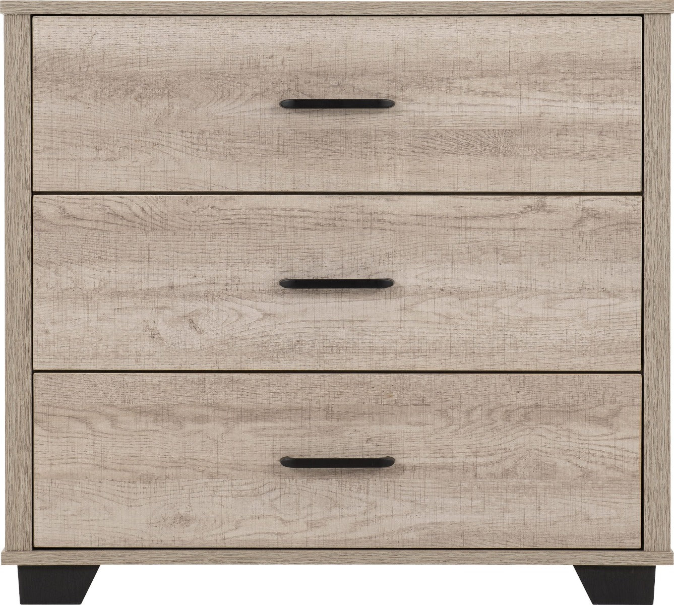 Oliver 3 Drawer Chest Light Oak Effect