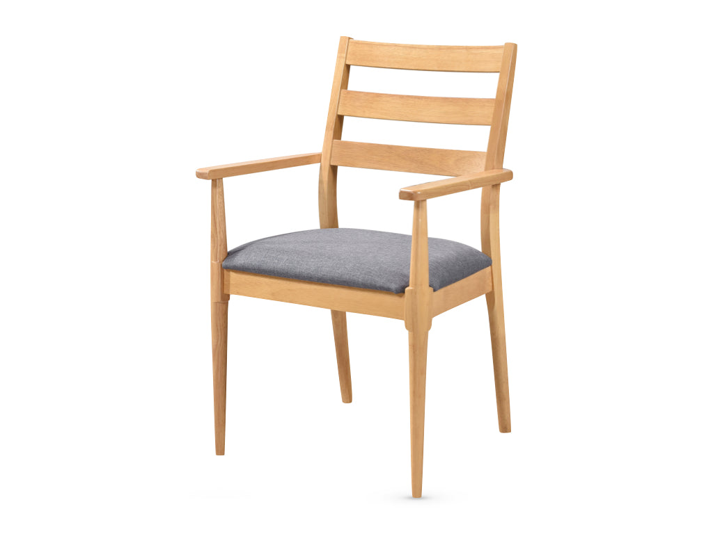 Pair of Orlando Oak Dining Carver Chairs