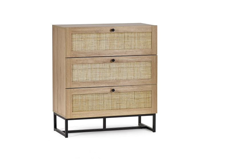 Padstow Oak Three Drawer Chest