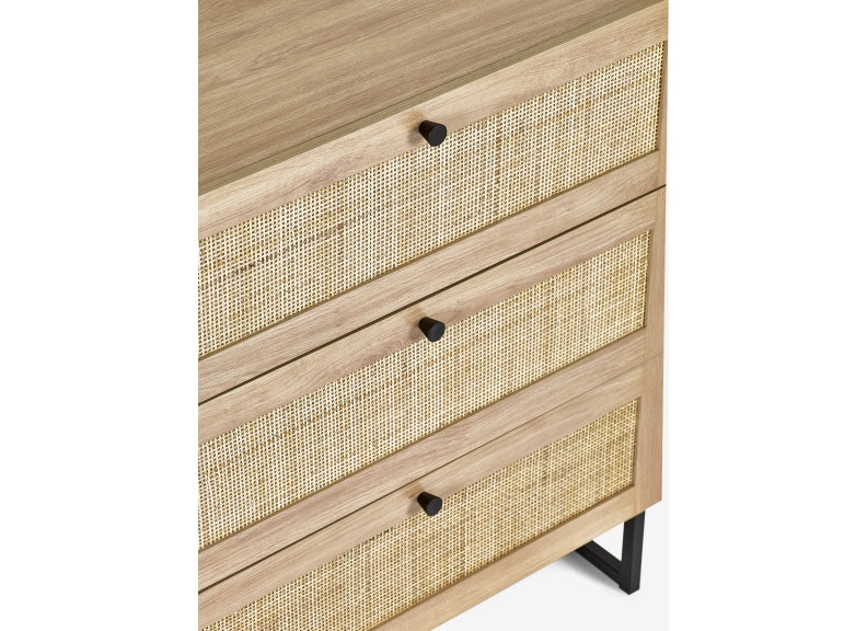 Padstow Oak Three Drawer Chest