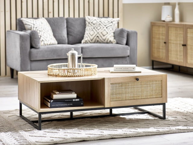 Elegant Padstow Oak Coffee Table - Timeless Design for Your Living Room