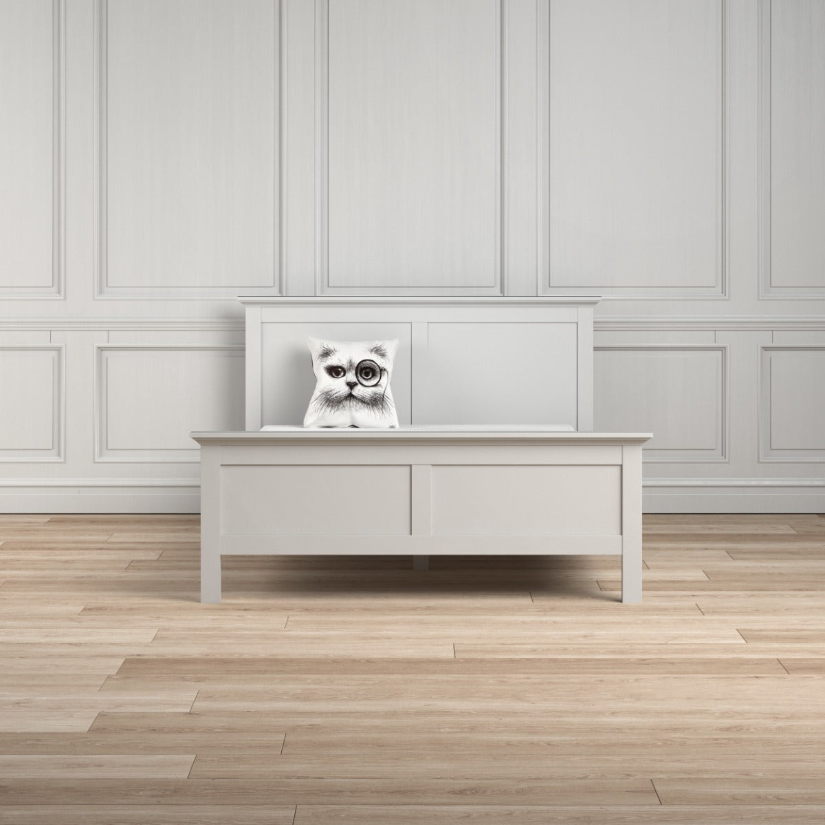 Paris 4ft6 Bed (140x190cm) - White