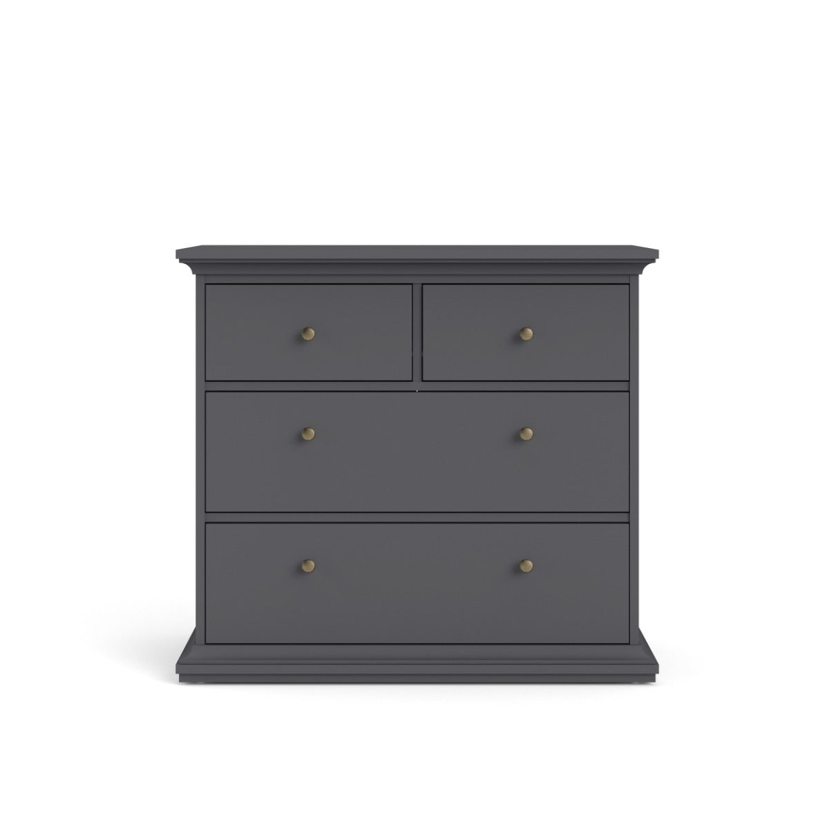 Paris 4 Drawer Chest - Grey