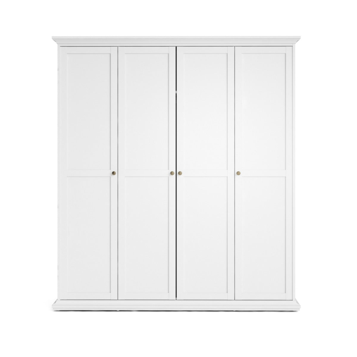 Paris Wardrobe with 4 doors - White