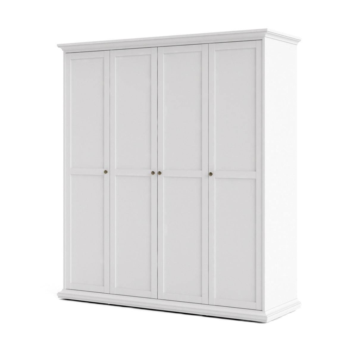 Paris Wardrobe with 4 doors - White