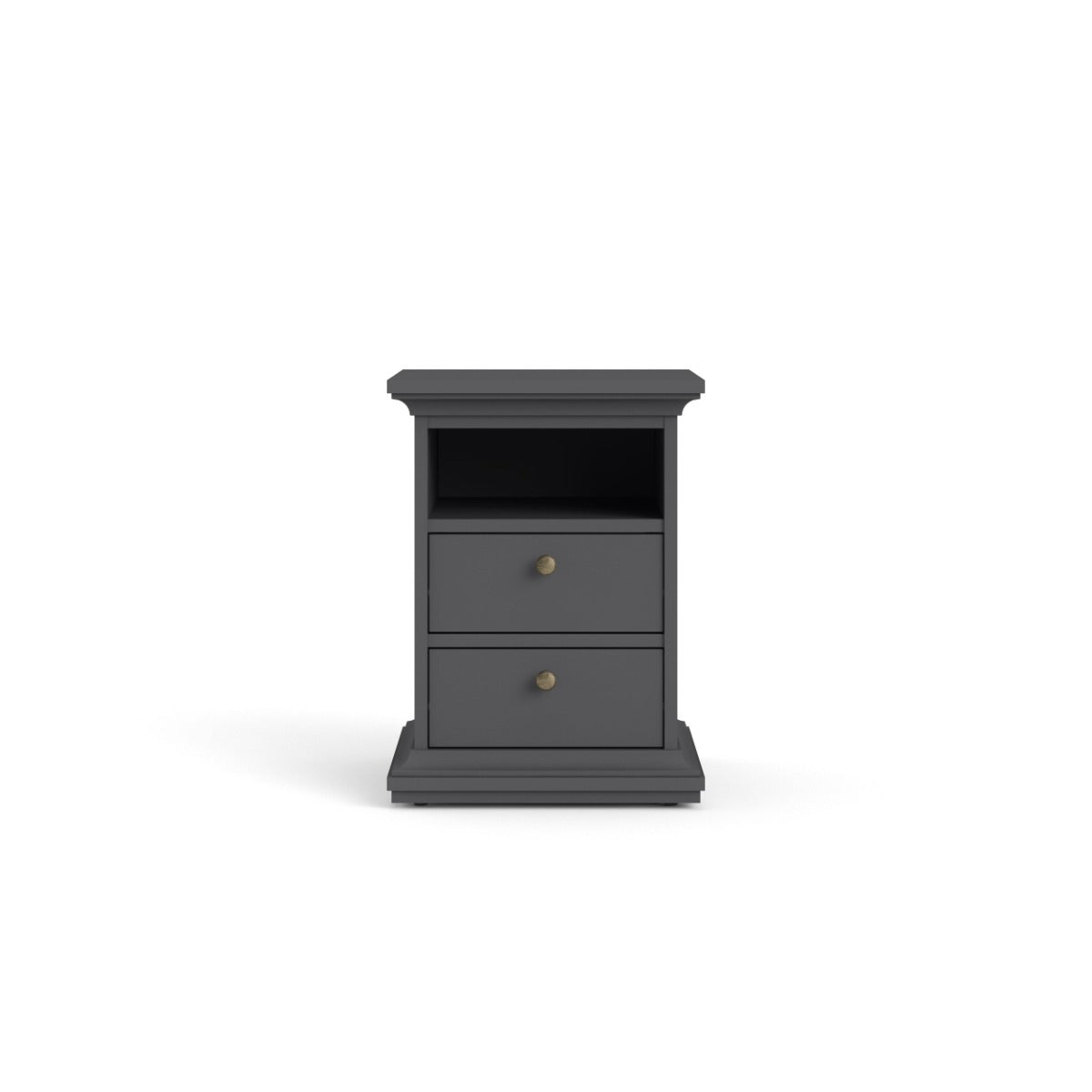 Paris Small Bedside - Grey