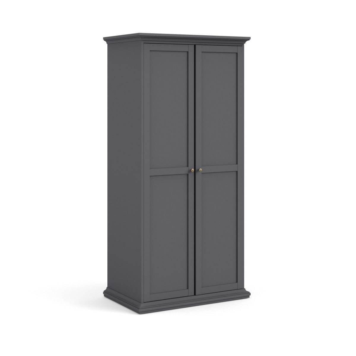 Paris Wardrobe With 2 doors - Grey