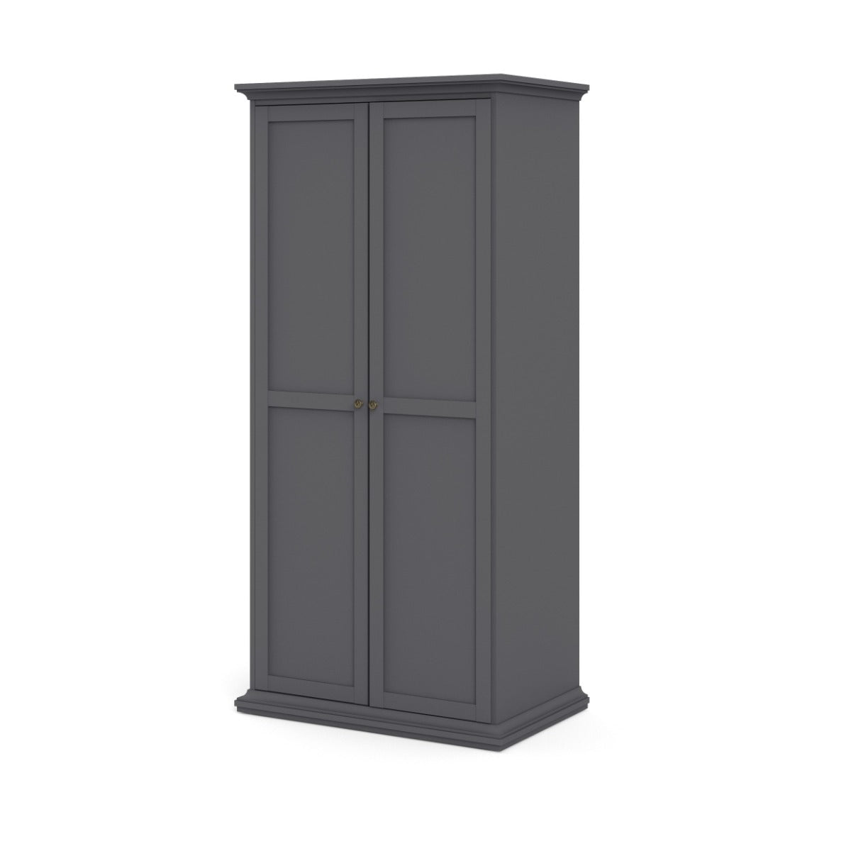 Paris Wardrobe With 2 doors - Grey