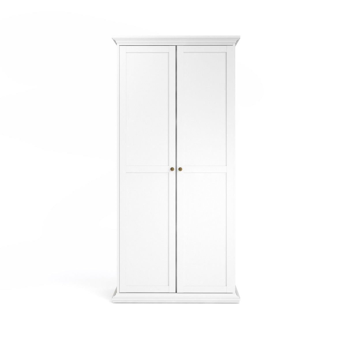 Paris Wardrobe With 2 doors - White