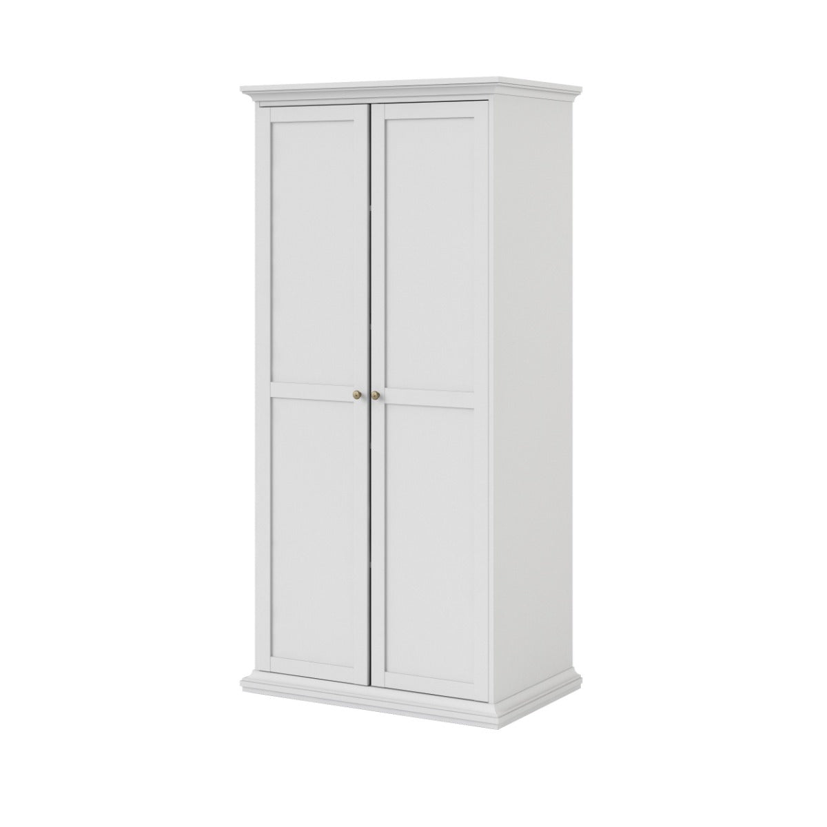 Paris Wardrobe With 2 doors - White