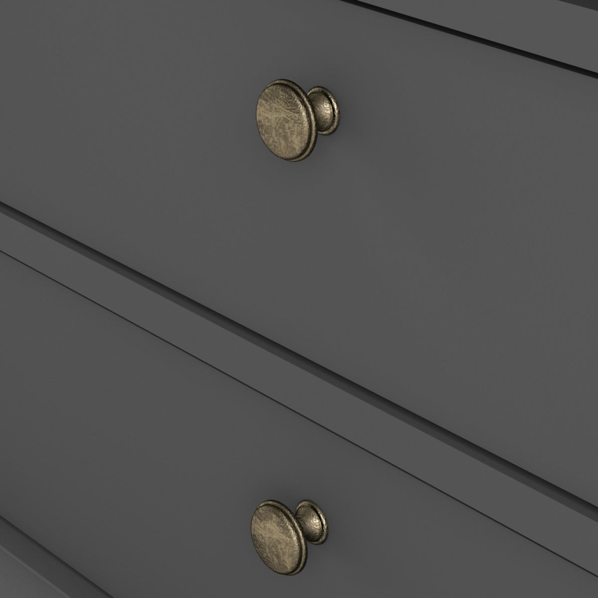 Paris Large Bedside - Grey