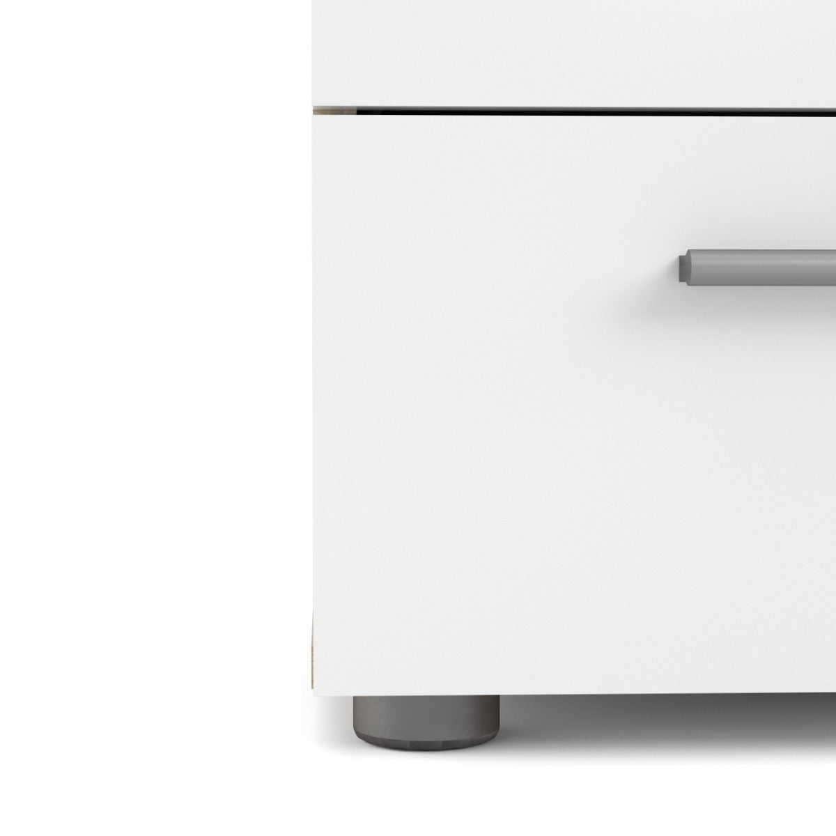 Pepe 8 Drawer Chest - Oak with White High Gloss