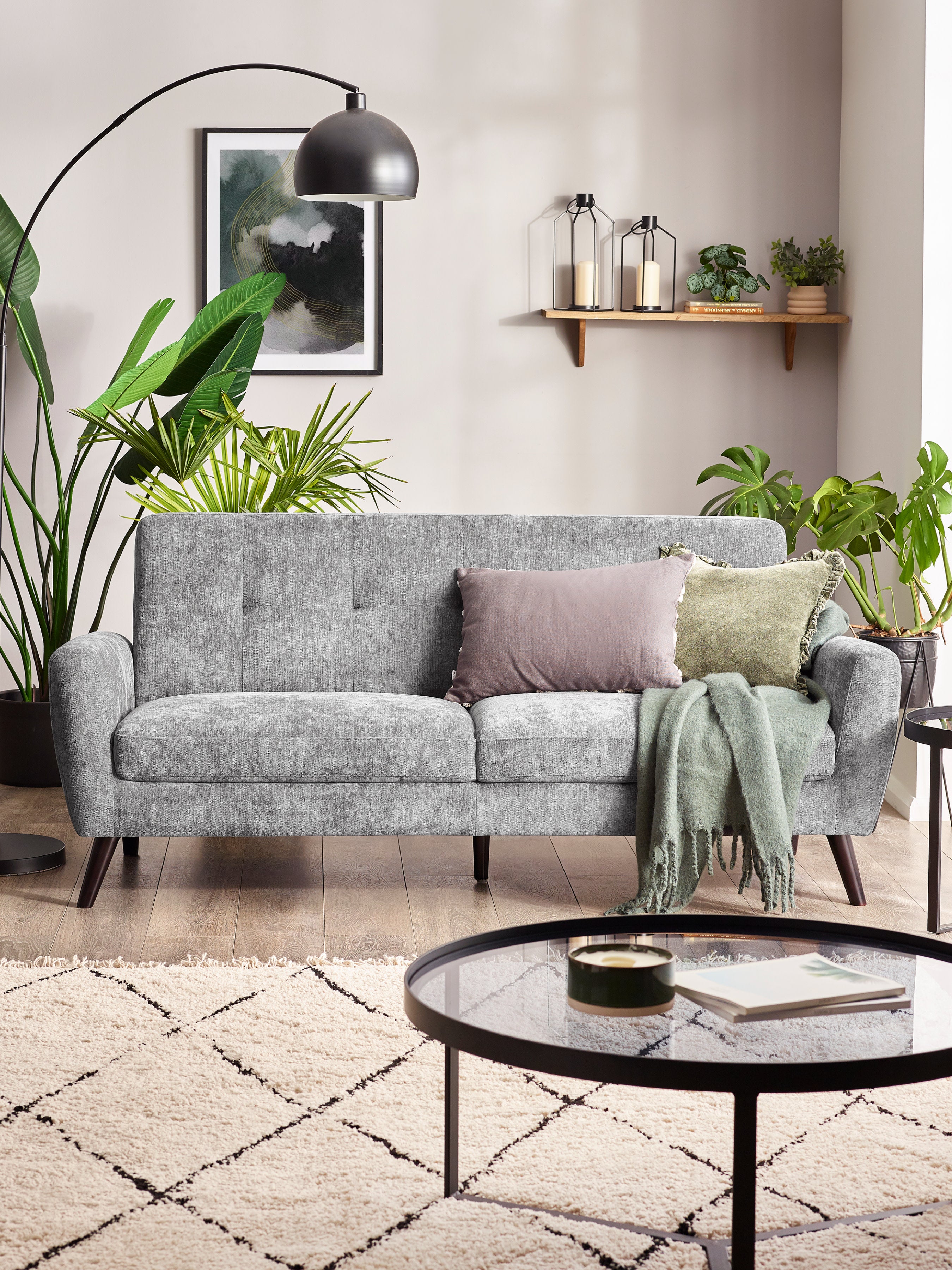 Monza 3 Seater Sofa - Dove