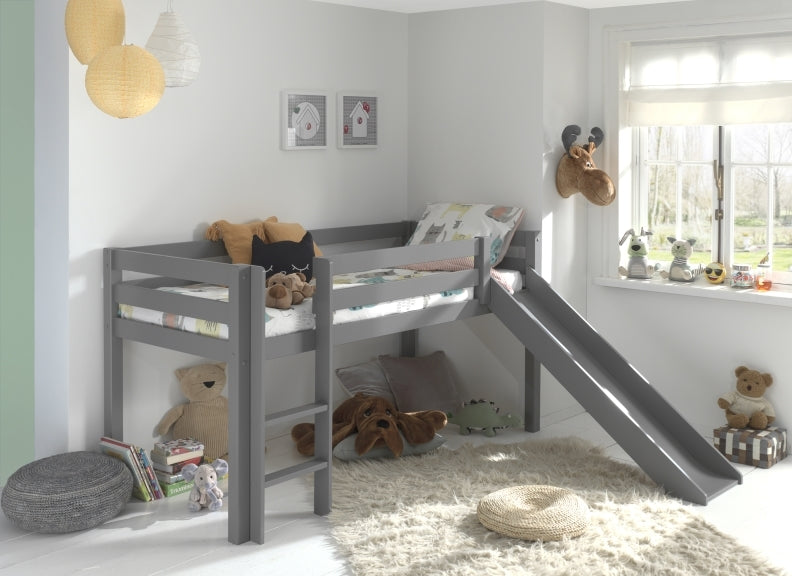 Pino Grey Mid-sleeper - With Slide - Room