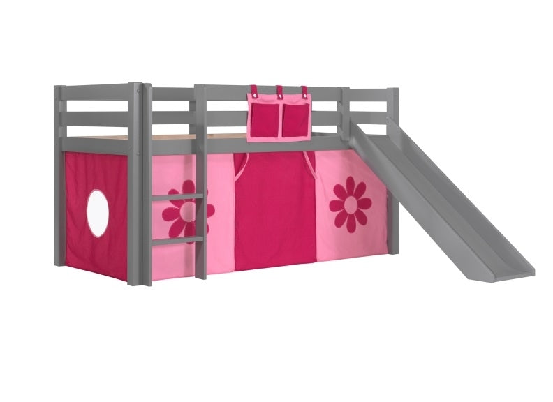 Pino Grey Mid-Sleeper W/Optional Curtain & Slide