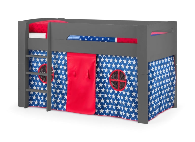 Pluto Anthracite Mid-Sleeper W/Optional Play Tent