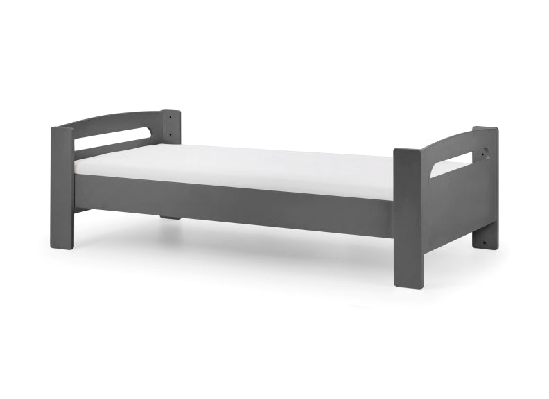 Pluto Anthracite Mid-Sleeper As A Single Bed