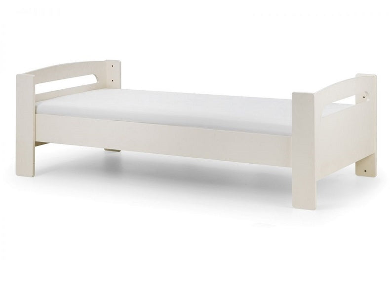 Pluto Stone White Mid Sleeper as a single bed