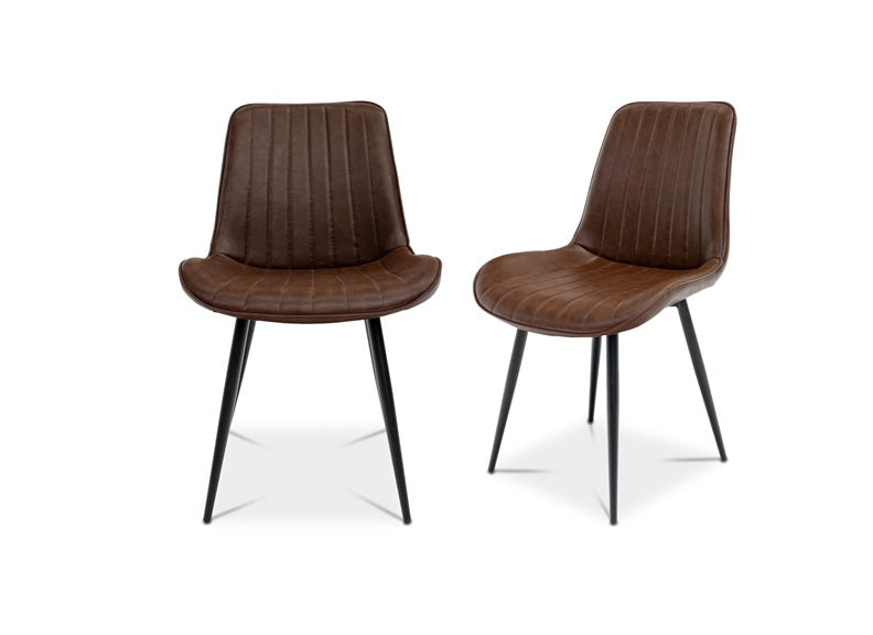 Dalton 1.2m Round Table W/Pomona PU Chairs