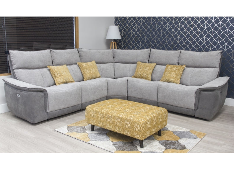Poppy Yellow Set W/Corner Sofa