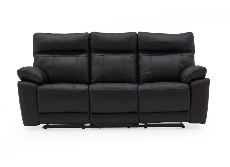 Positano Three Seat Recliner - black