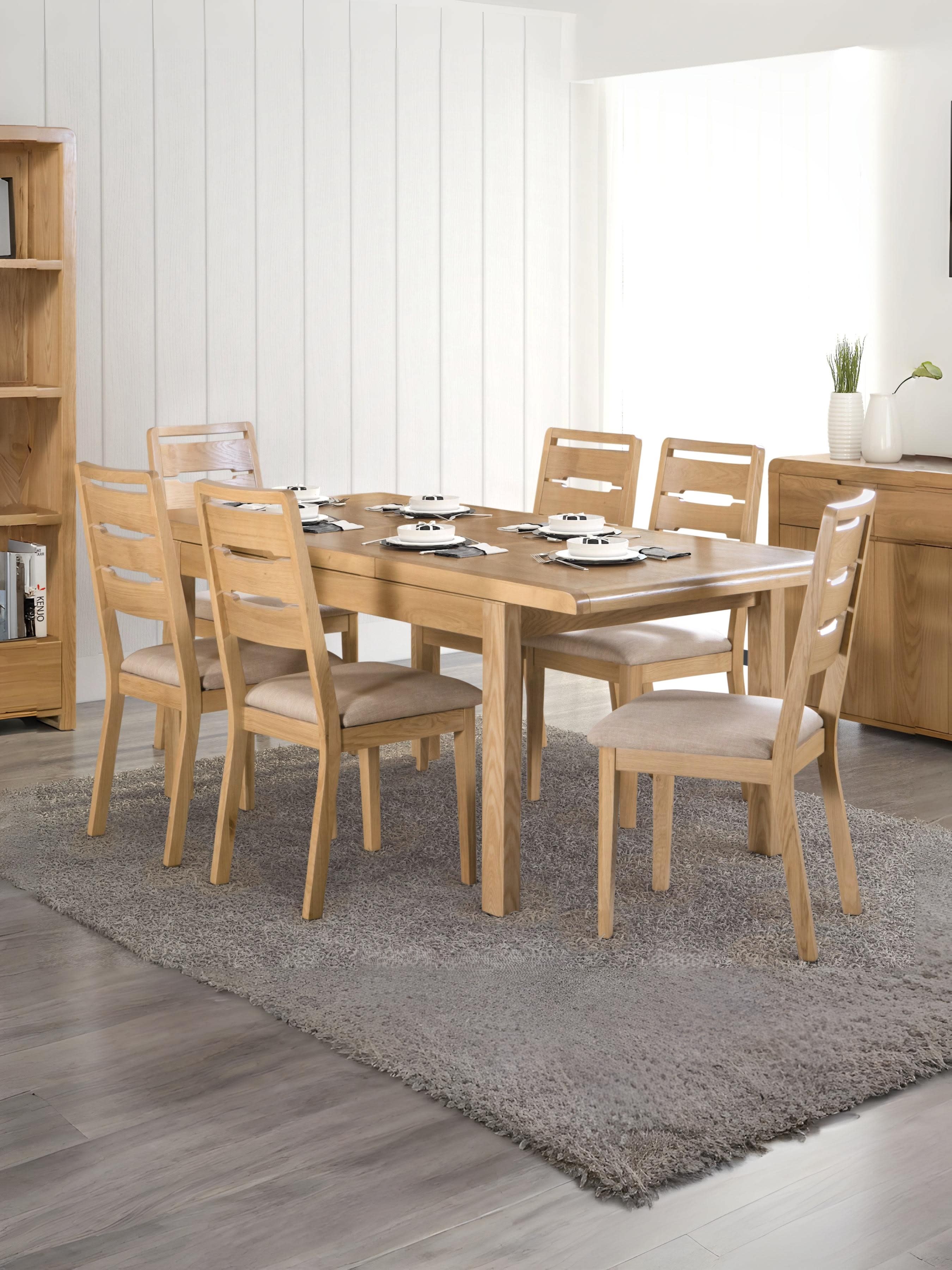 Curve Oak Dining Table