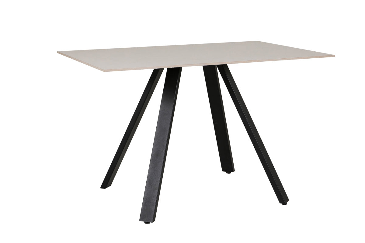 Quinn 1200mm Taupe Dining Table