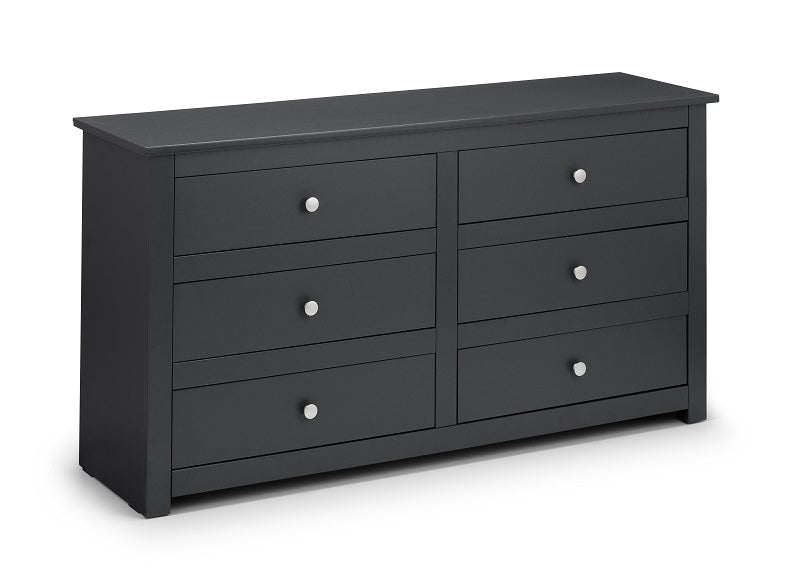 Radley Anthracite Six Drawer Chest