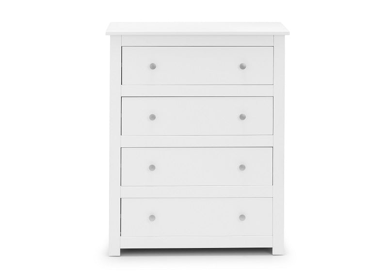 Radley White 4 Drawer Chest - front