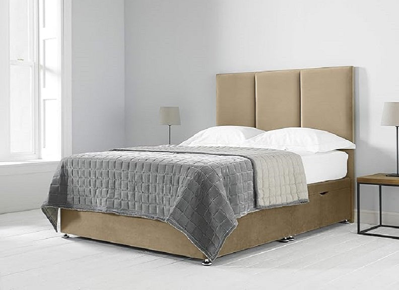 Durabeds Regency 24 Inch Headboard - Multi Paneled Fabric Design