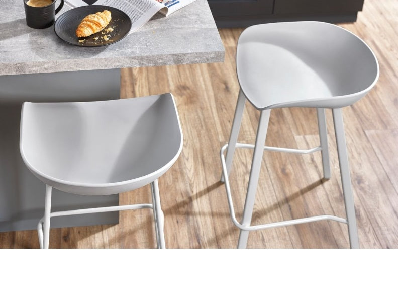 Renzo Bar Stool - Grey | Modern Minimalism for Your Space