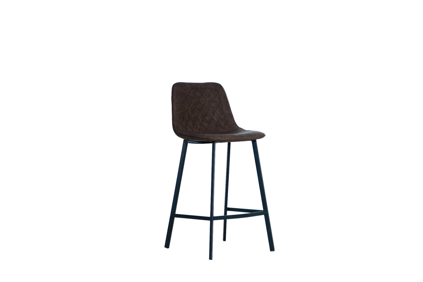 Retro Bar Stool Shadow Brown