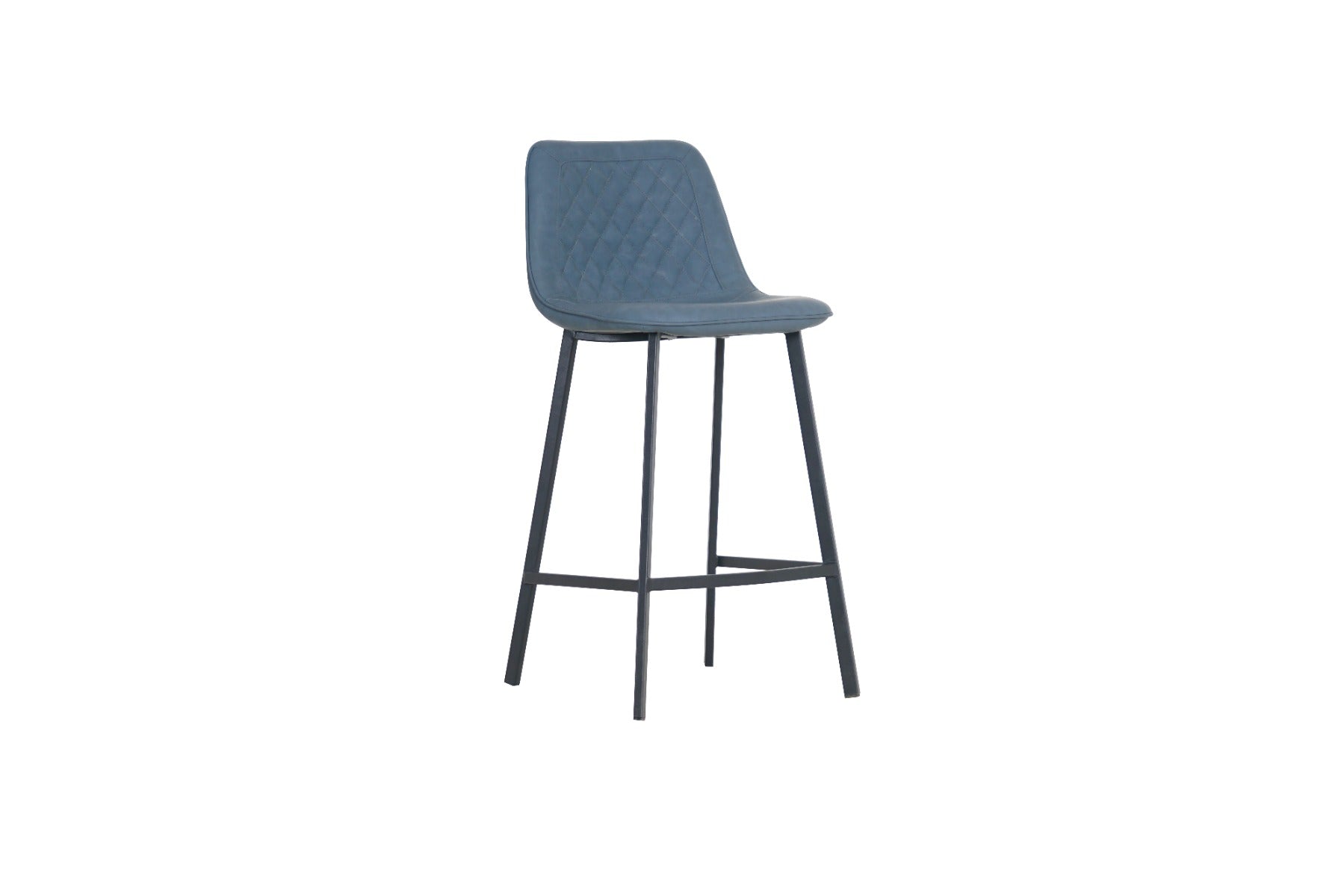 Retro Bar Stool Skylight Blue