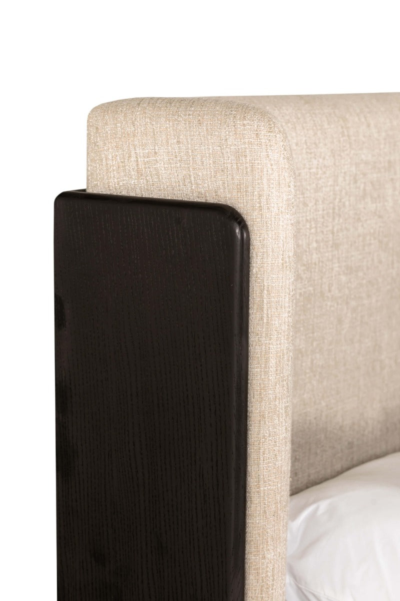 Rhodes Bed in Ebony – Opulent Luxury Bed with Contemporary Design and High-End Sophistication