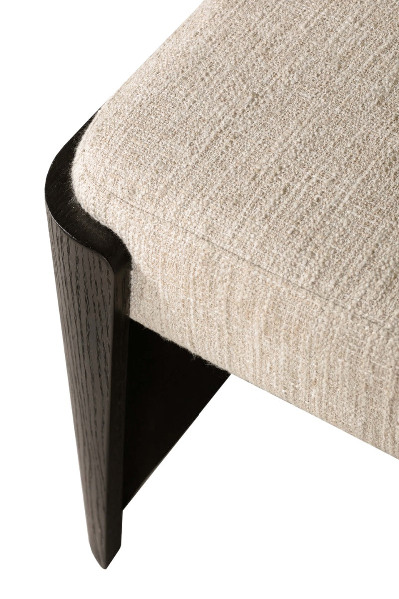 Rhodes End of Bed Bench in Ebony – Luxurious Bench with Opulent Finish for Elegant Home Decor