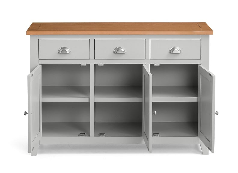 Richmond Grey Sideboard - Open
