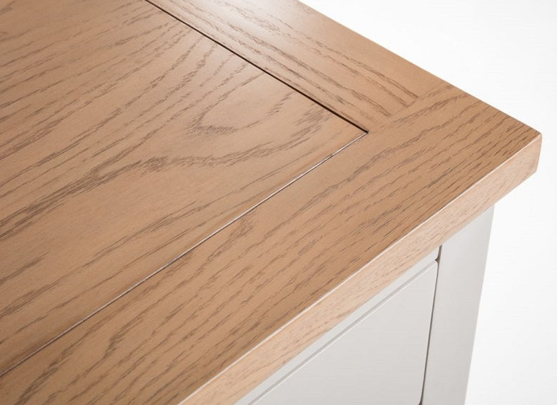 Richmond Grey Twin Pedestal Dressing Table