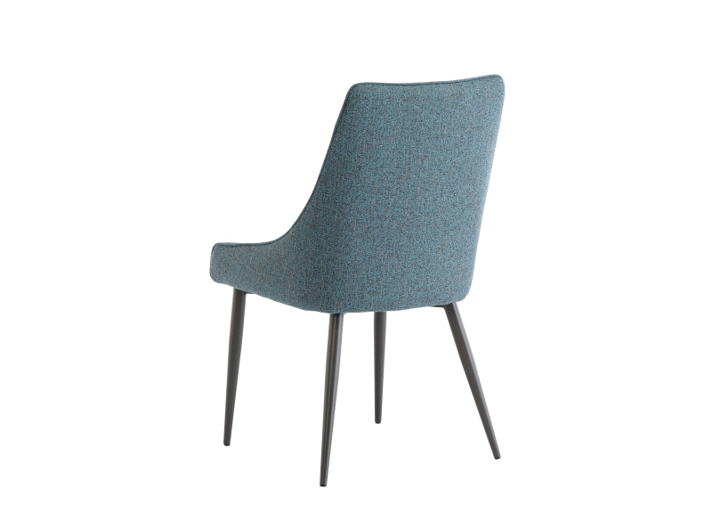 Rimini Teal Chair - rear
