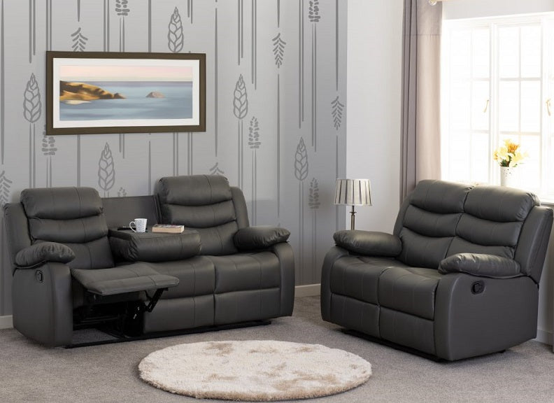 Roma Grey 3RR+2RR Sofa Room