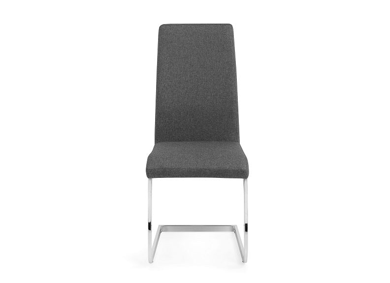Roma Grey Fabric Chair - 1