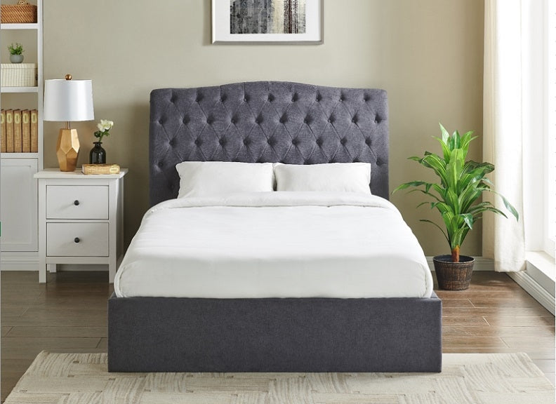 Simcoe Storage Bed Dark Grey