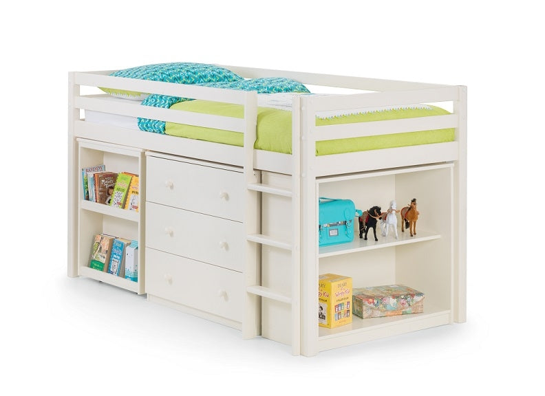 Roxy Sleep Station Surf White Desk Closed W/Wooden Handles