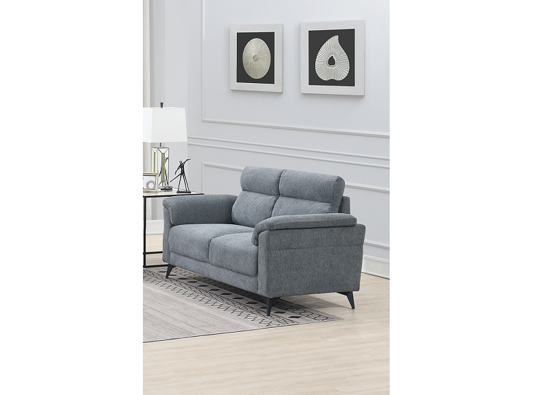 Roxy Grey JX21M Two Seat Sofa