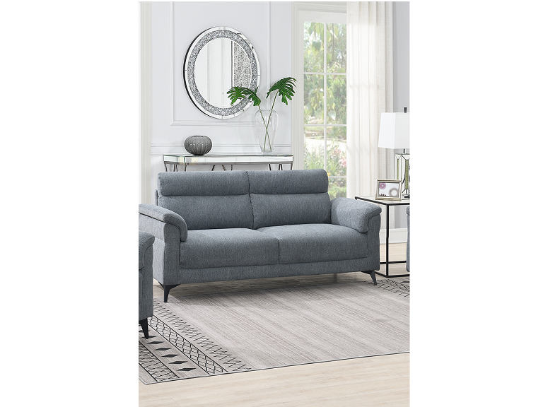 Roxy Grey Three Seat Sofa JX21M