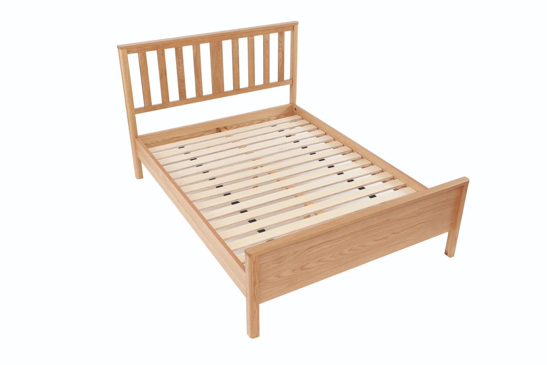 Renata 5' Bed-low footboard - Oak Natural