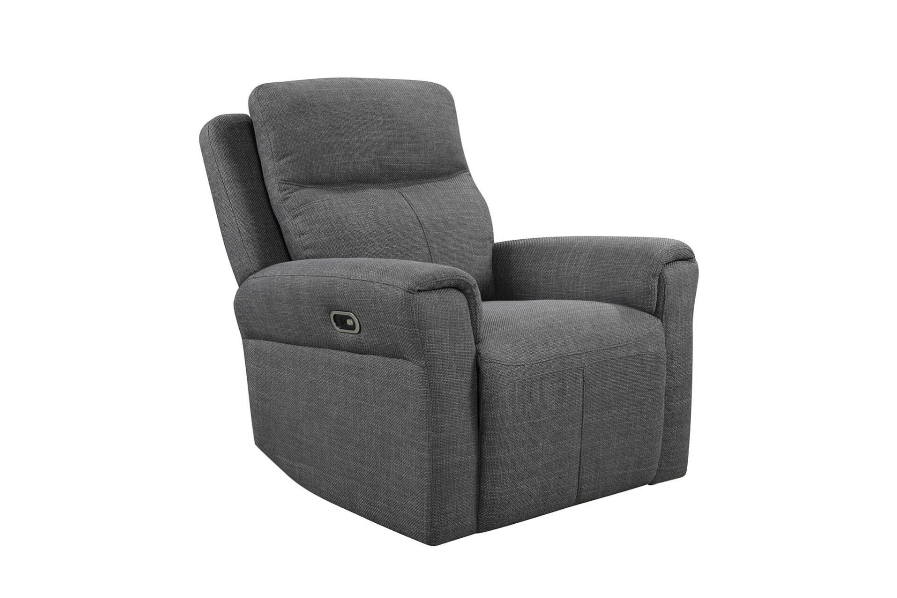 Russo 1 Seater Electric Recliner - Charcoal Fabric (Pre-order for September delivery)